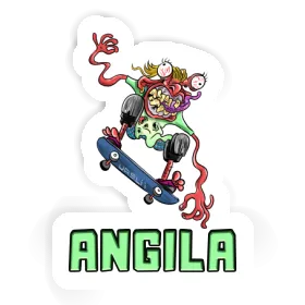 Autocollant Skateur Angila Image