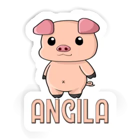 Autocollant Angila Porcelet Image