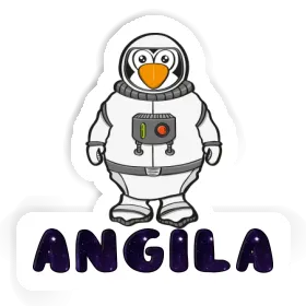 Autocollant Astronaute Angila Image