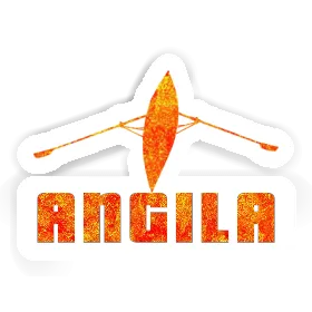 Angila Aufkleber Ruderboot Image