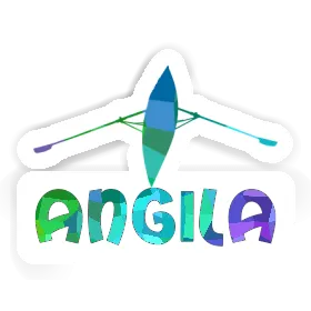 Angila Aufkleber Ruderboot Image