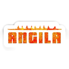 Angila Sticker Ruderboot Image