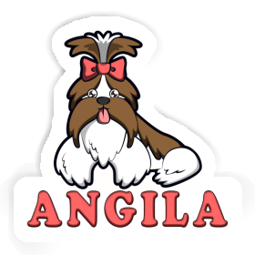 Shih Tzu Autocollant Angila Image