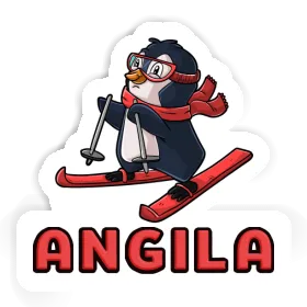 Autocollant Skieuse Angila Image