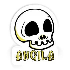 Angila Autocollant Tête de mort Image