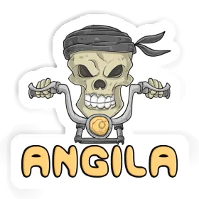 Motard Autocollant Angila Image