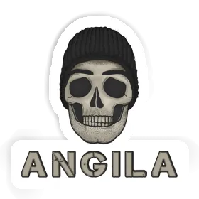 Autocollant Angila Tête de mort Image