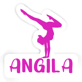 Angila Autocollant Femme de yoga Image
