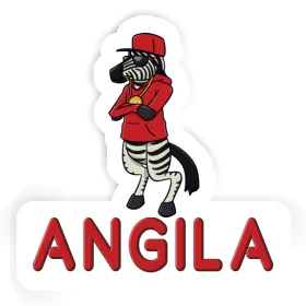 Autocollant Zebra Angila Image