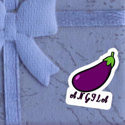 Angila Aufkleber Aubergine Image