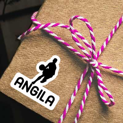 Basketballspieler Aufkleber Angila Image