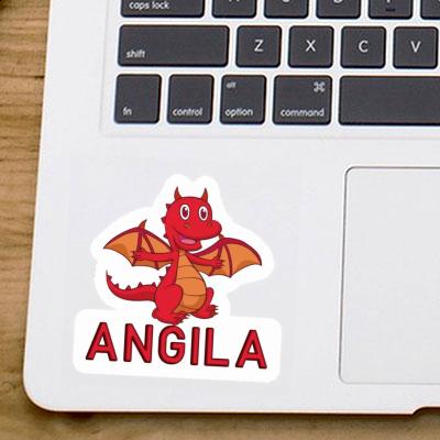 Autocollant Bébé dragon Angila Laptop Image