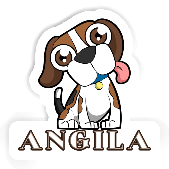 Angila Autocollant Beagle Angila Autocollant Beagle Image
