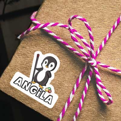 Billardspieler Aufkleber Angila Gift package Image