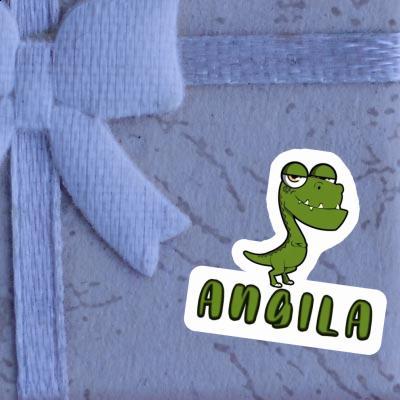 Dinosaure Autocollant Angila Gift package Image