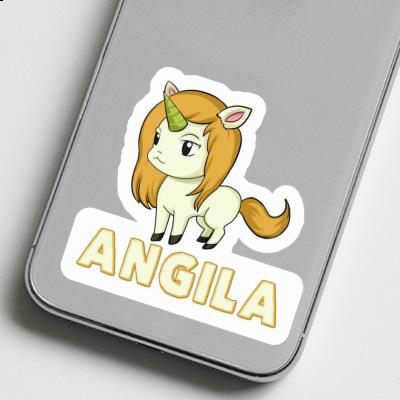 Autocollant Angila Licorne Laptop Image