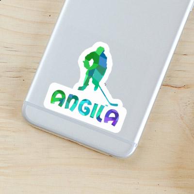 Eishockeyspieler Aufkleber Angila Gift package Image