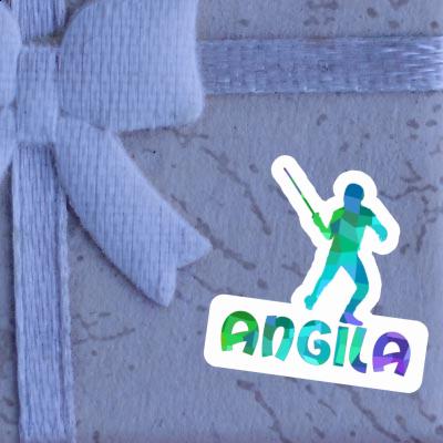 Autocollant Angila Escrimeur Notebook Autocollant Angila Escrimeur Notebook Image