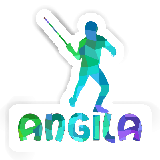 Autocollant Angila Escrimeur Autocollant Angila Escrimeur Image
