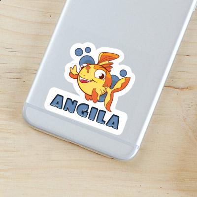 Sticker Fisch Angila Gift package Image