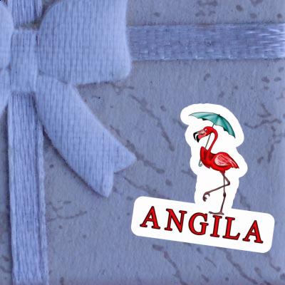 Sticker Flamingo Angila Gift package Image