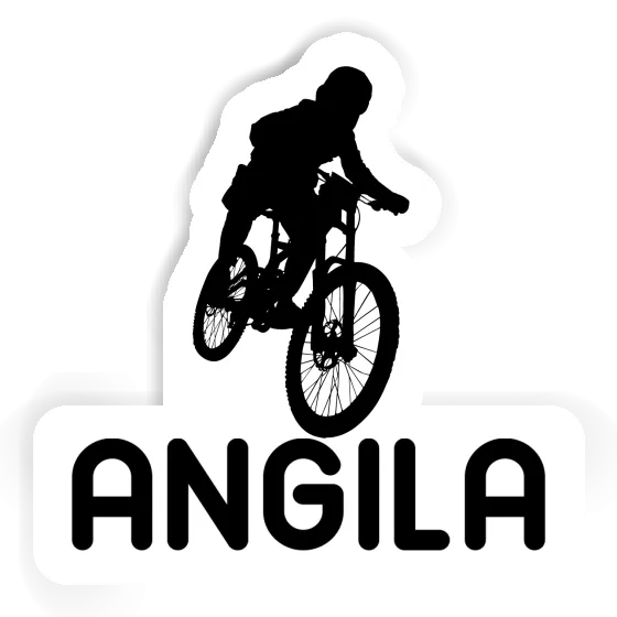 Freeride Biker Autocollant Angila Freeride Biker Autocollant Angila Image