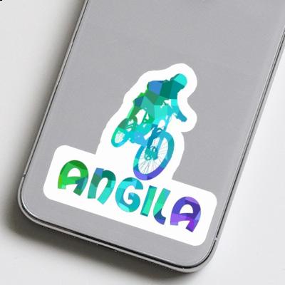 Sticker Angila Freeride Biker Notebook Sticker Angila Freeride Biker Gift package Image