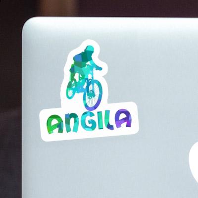 Sticker Angila Freeride Biker Laptop Sticker Angila Freeride Biker Laptop Image