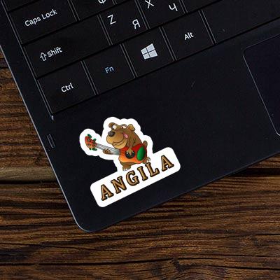 Sticker Gitarrist Angila Laptop Image