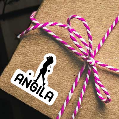 Golfeuse Autocollant Angila Laptop Image