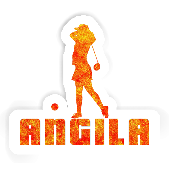 Autocollant Angila Golfeuse Notebook Image