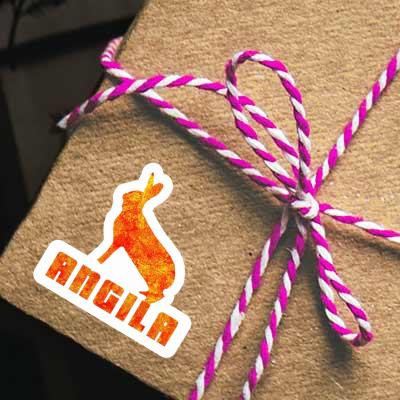 Sticker Hase Angila Laptop Image