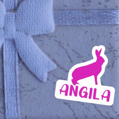 Rabbit Sticker Angila Laptop Image