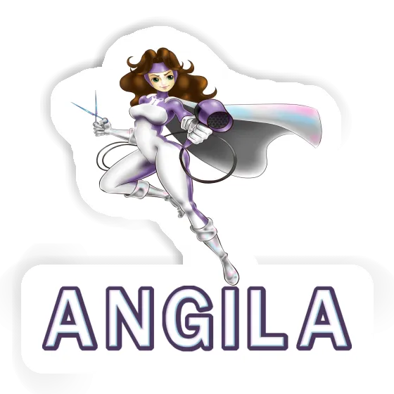 Frisörin Sticker Angila Frisörin Sticker Angila Image