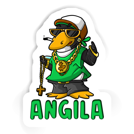 Autocollant Angila Pingouin hip-hop Gift package Image