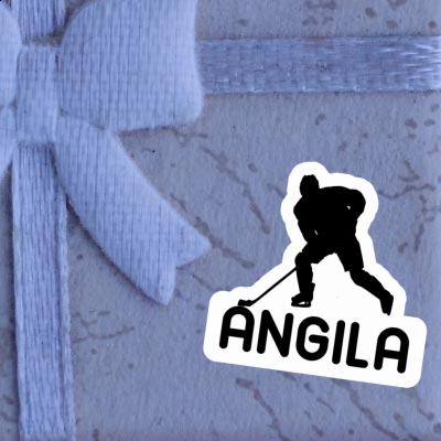 Sticker Angila Hockey Player Gift package Image