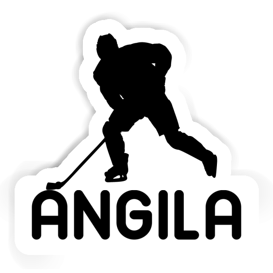 Autocollant Angila Joueur de hockey Gift package Image