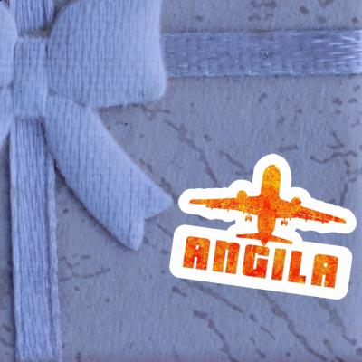 Sticker Jumbo-Jet Angila Notebook Image