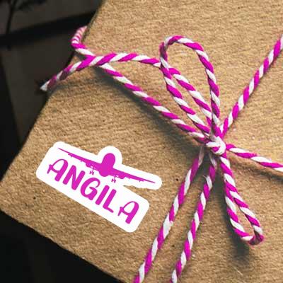 Autocollant Avion Angila Gift package Image