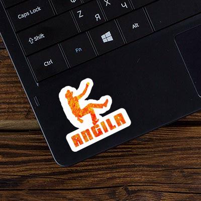 Autocollant Angila Grimpeur Laptop Autocollant Angila Grimpeur Laptop Image