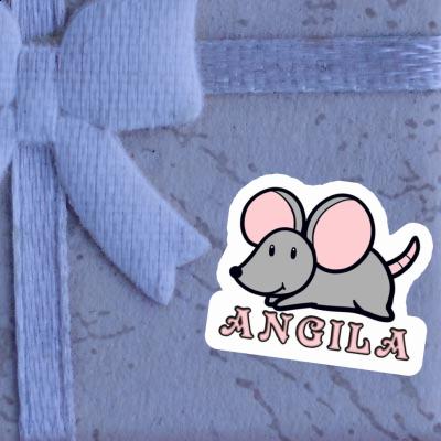 Mouse Sticker Angila Notebook Image