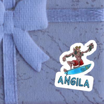 Autocollant Surfeur Angila Notebook Autocollant Surfeur Angila Notebook Image