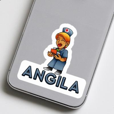 Infirmière Autocollant Angila Image
