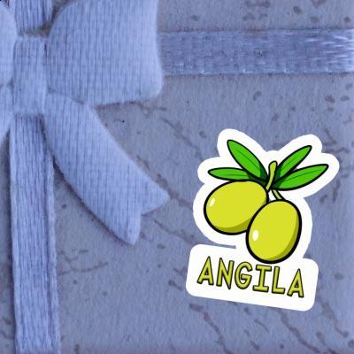 Angila Aufkleber Olive Notebook Image