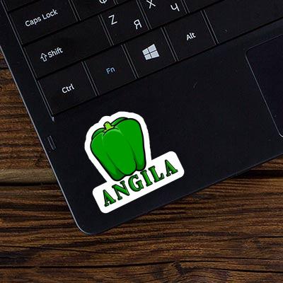 Aufkleber Paprika Angila Laptop Image