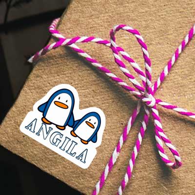 Autocollant Pingouin Angila Laptop Image