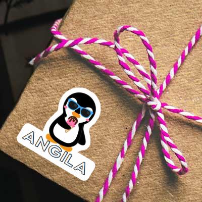 Autocollant Pingouin Angila Gift package Image