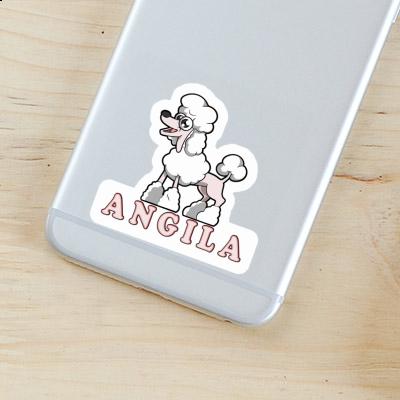 Pudel Sticker Angila Laptop Image