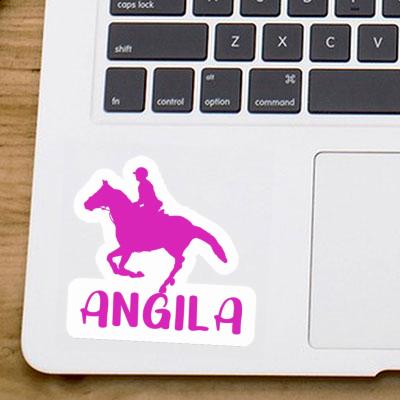 Autocollant Angila Cavalière Laptop Autocollant Angila Cavalière Laptop Image