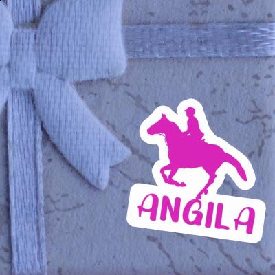Sticker Horse Rider Angila Notebook Image